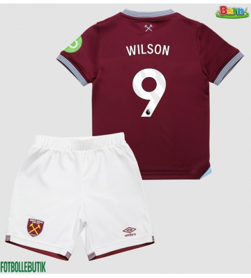 West Ham United Callum Wilson #9 Hemmaställ Barn 2025-26 Kortärmad (+ Korta byxor)